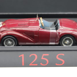 HOTWHEELS SUPER ELITE 1.18 Ferrari 125 S burgundy ( L7118 – 0510 )