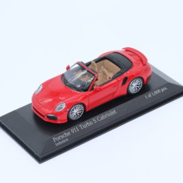 MINICHAMPS 1.43 Porsche 911 turbo S cabriolet 2013  red  ( 410 062230 )