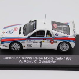 CMR REPLICAS 1.43 LANCIA 037 MONTE CARLO 1983 WINNER  Martini racing #1 car  ( WRC009 )