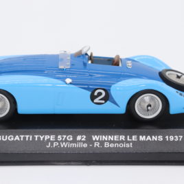 IXO 1.43 BUGATTI TYPE 57G #2 car  1937 Le MANS WINNER  ( LM1937 )