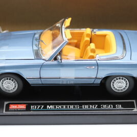 SUN STAR European collectables 1.18 Mercedes Benz 1977 350 SL cabriolet  Diamond blue color ( 4606 )