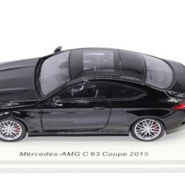 SPARK 1.43 Mercedes Benz AMG C63 Coupe 2015  Black colour with Silver wheels ( S8186 )