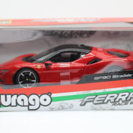 1.24 Burago Ferrari SF90 STRADALE  Red colour ( 18-26028 )