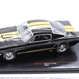 1.43 IXO Ford Shelby Mustang GT 350 1968  Black colour with gold stripes ( CLC377N )