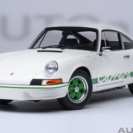 Autoart Models 1.18 Porsche 911 Carrera 2.7 RS Grand Prix White / Green Stripes ( 78031 ) 