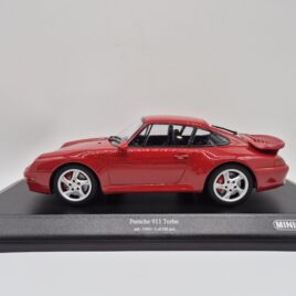 Minichamps 1.18 Porsche 911 Turbo ( 993 )   Red colour  ( 155 061170 )